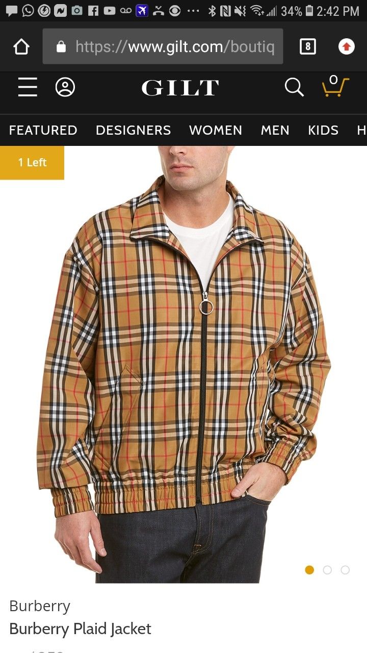 BURBERRY JACKETS