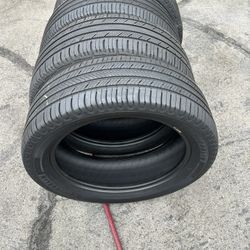 Set. Tires. 235. 50. 19. Michelin