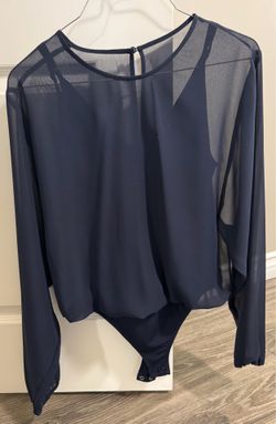 Express navy bodysuit xsmall