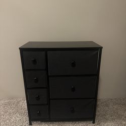 7-Drawer Fabric Storage Dresser – Great Condition – $40