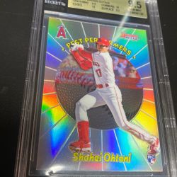 2018 Bowman’s Best Shohei Ohtani Rookie Refractor BGS 9.5++ w/Two 10 Subgrades