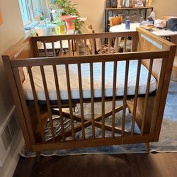 Pottery Barn Mini Crib 