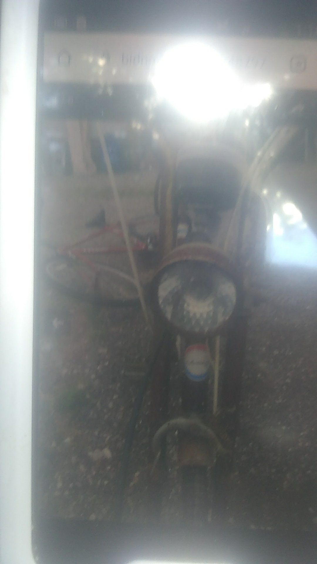 Folding bike,20",good project,has surface rust on chrome.Collectable!