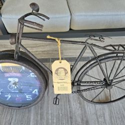 Antique Bike Clock 