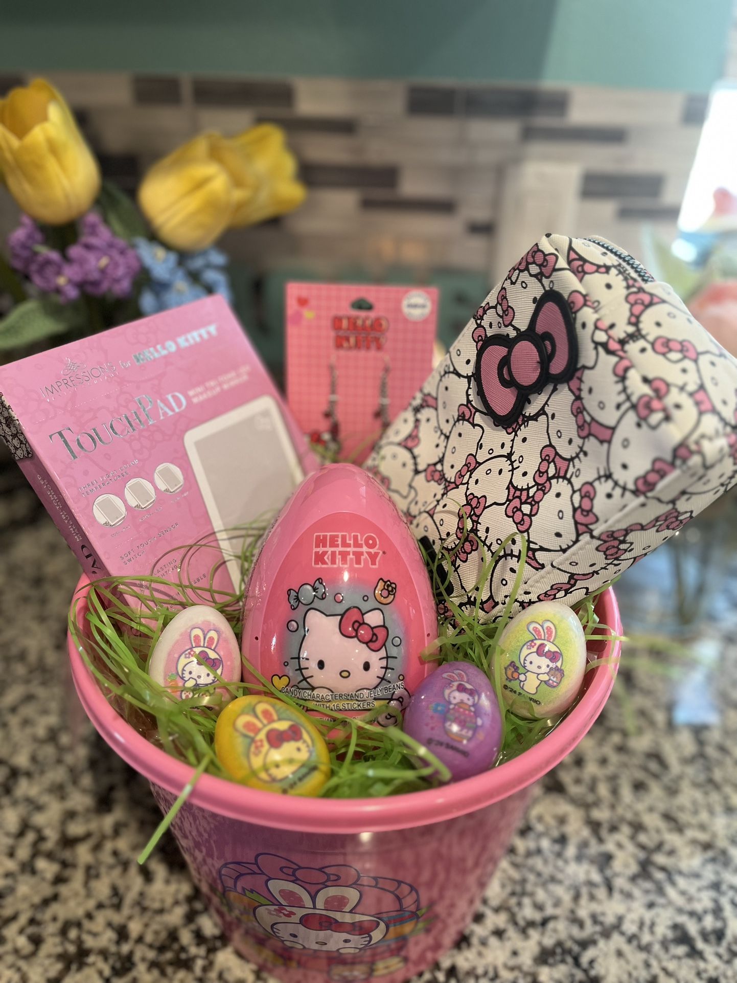 Hello Kitty Sanrio Impressions Easter Basket Holiday Gift 