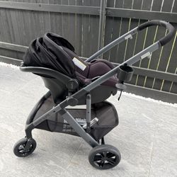 Evenflo Stroller,  Carriage, Car Seat And Two Bases 