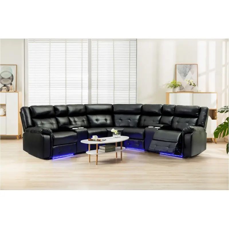 Brand New Power Sectional In Stock Black Color Or Gray Color