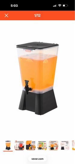 VEVOR Beverage Dispenser with Stand and Spigot