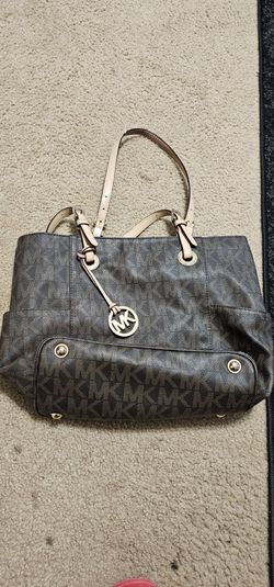 MICHAEL KORS BROWN JET SET TOTE