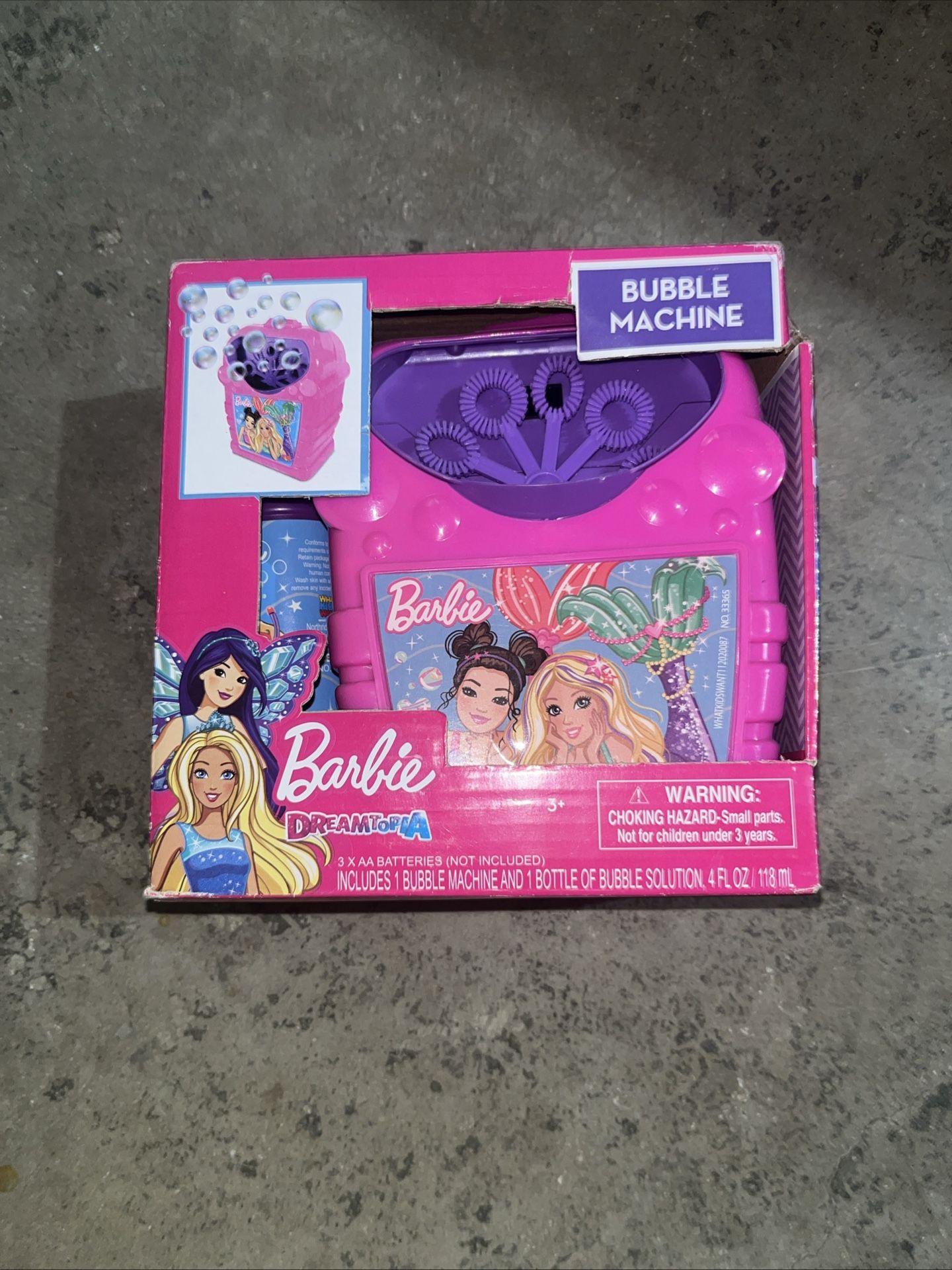 Barbie bubble machine