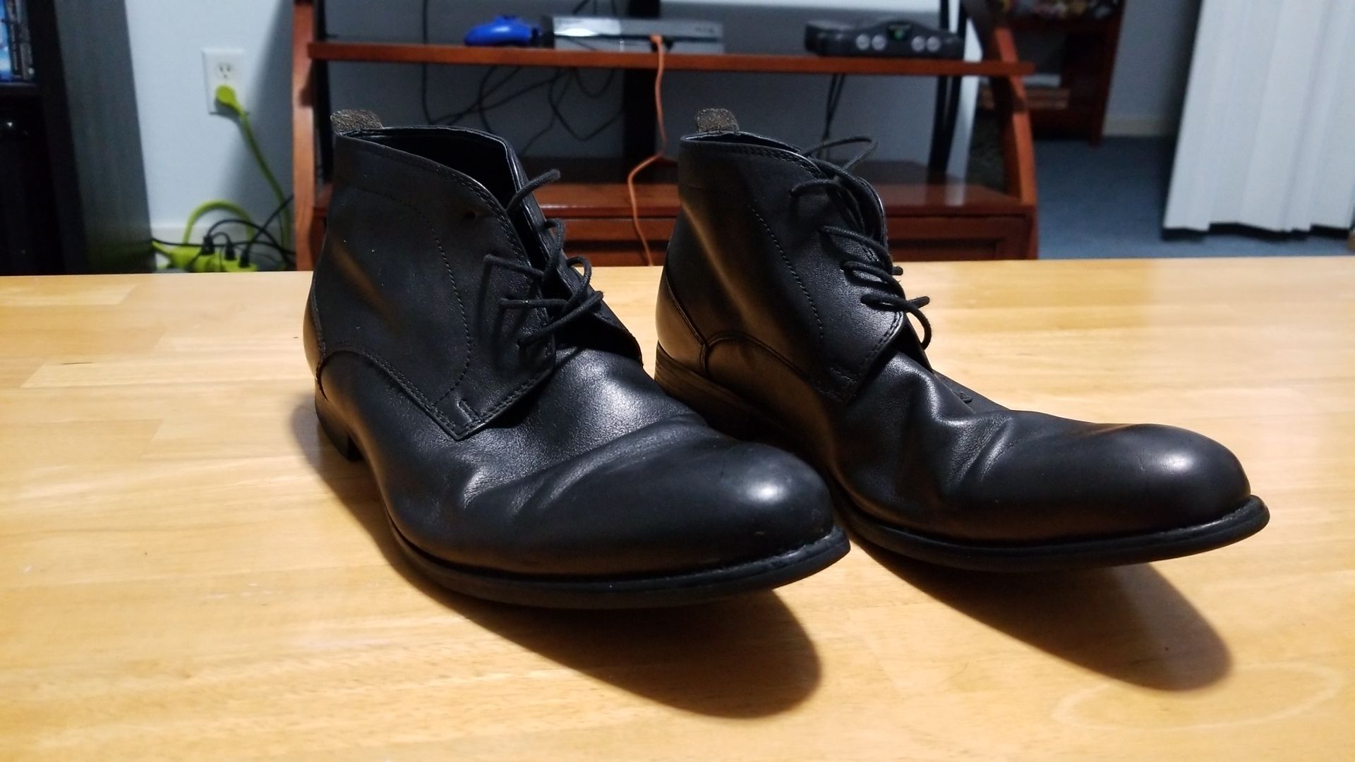 Aldo Black Dress Boots size 9 men's
