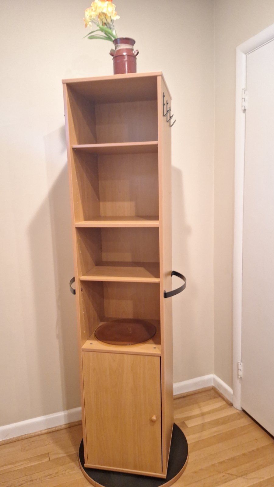 IKEA Kajak Swivel Mirror Cabinet With Mirror And Hooks
