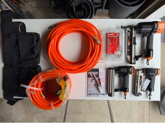 Freeman Pneumatic Nail Gun Set and Accessories