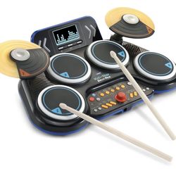 VTech Kidi Star Drum Pad, Black