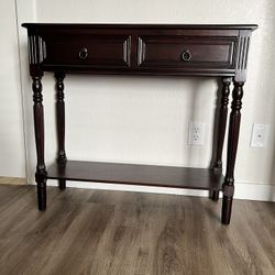 Wood Console Table