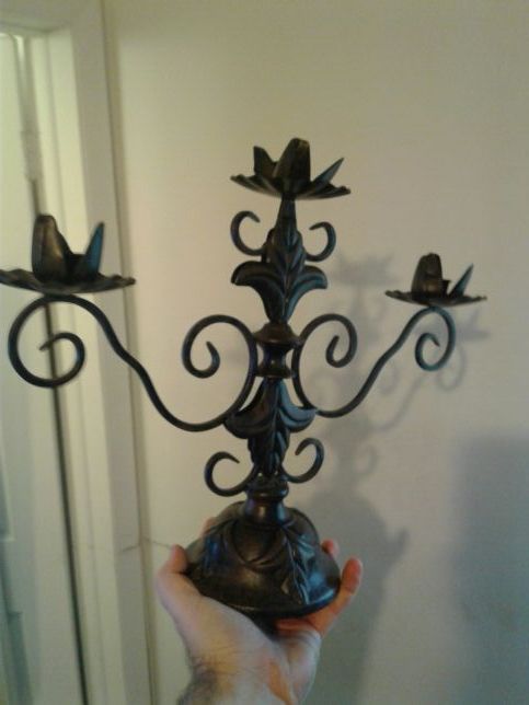 candelabra cast iron