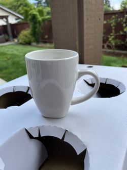 White, Coffe  Caps, Ceramic 45pc.$40