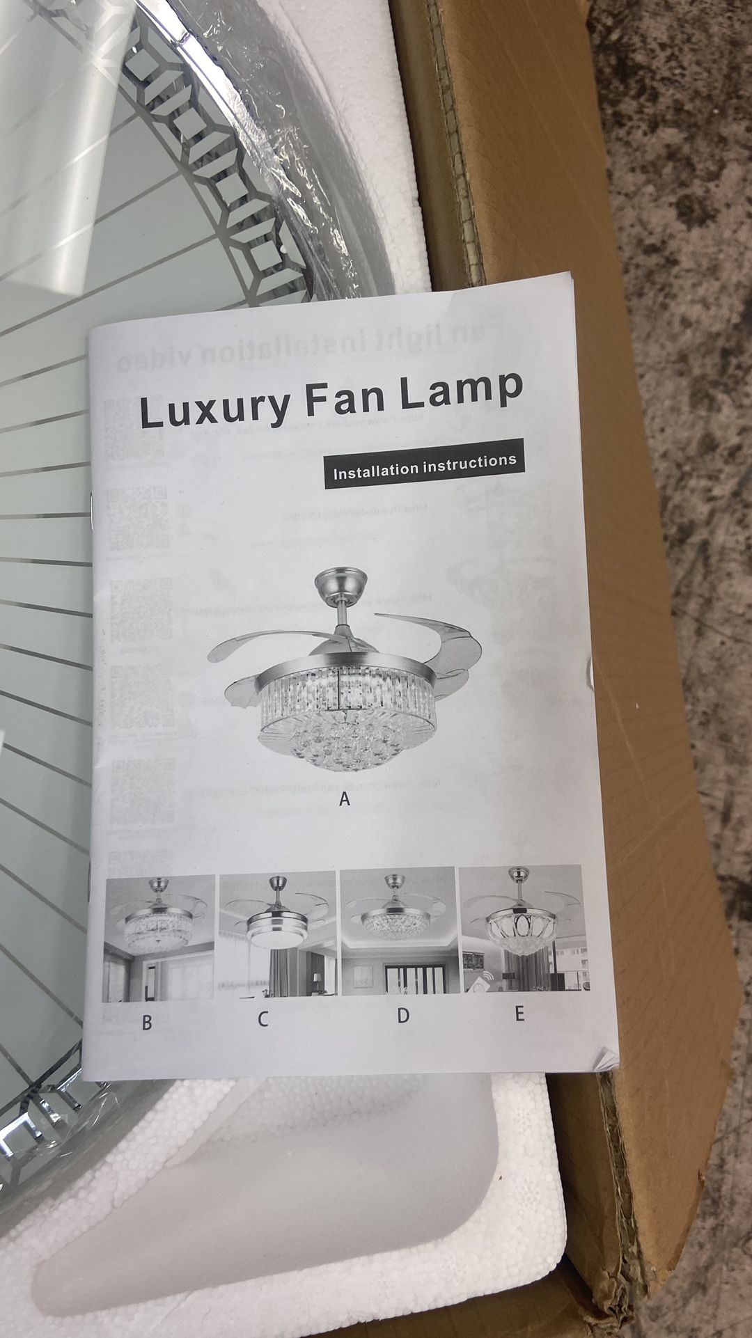 luxury Fan Lamp