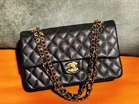 Chanel - Black Caviar Gold Hardware Classic 