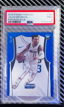 Jalen Brunson 2018 Panini Threads RC PSA 9 #124
