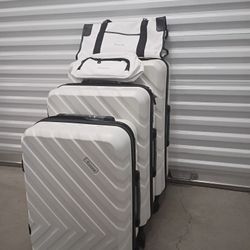 White Set Luggage 5 Pieces 