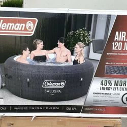 Coleman Cali AirJet™71 in. x 26 in. Inflatable Hot Tub with EnergySenseLiner 2-4 Person