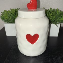 Valentine Heart Canister