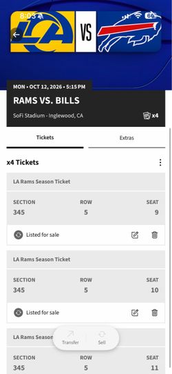 Bills vs Rams
