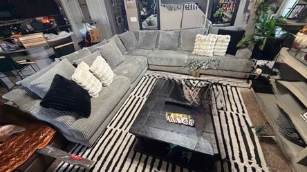 Gray sectional sofa