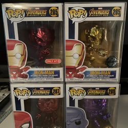 Funko Pop Avengers Chrome Exclusives