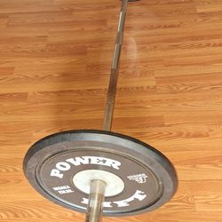 Eureka Power Plates And Barbell