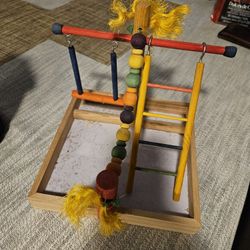 Pet Bird Perch Playset