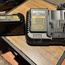 Bostitch 20v Battery And Charger 