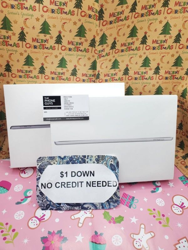 New Apple IPad 9th Gen 64GB Wifi Tablet - 90 DAY WARRANTY - $1 DOWN - NO CREDIT NEEDED