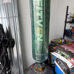 Boxing bag with gloves and masks