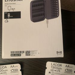 IKEA Reusable Battery charger and Battery packs