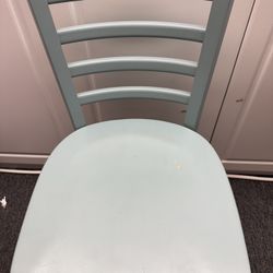 Jimmy John’s Solid Wood Chair Currently Robin’s Egg Blue