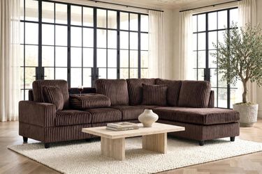 Sectional sofa with ottoman