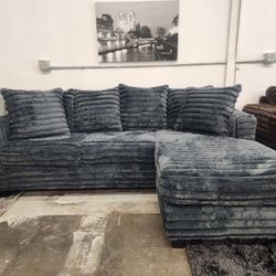 New Upgraded Chaise Sofa!! Brand new Byers Market GUNMETAL GREY  Chaise Sofas