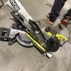 Ryobi 18v 7 1/4in Sliding Miter Saw (tool Only) 