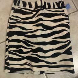 Women’s Zebra Skirt