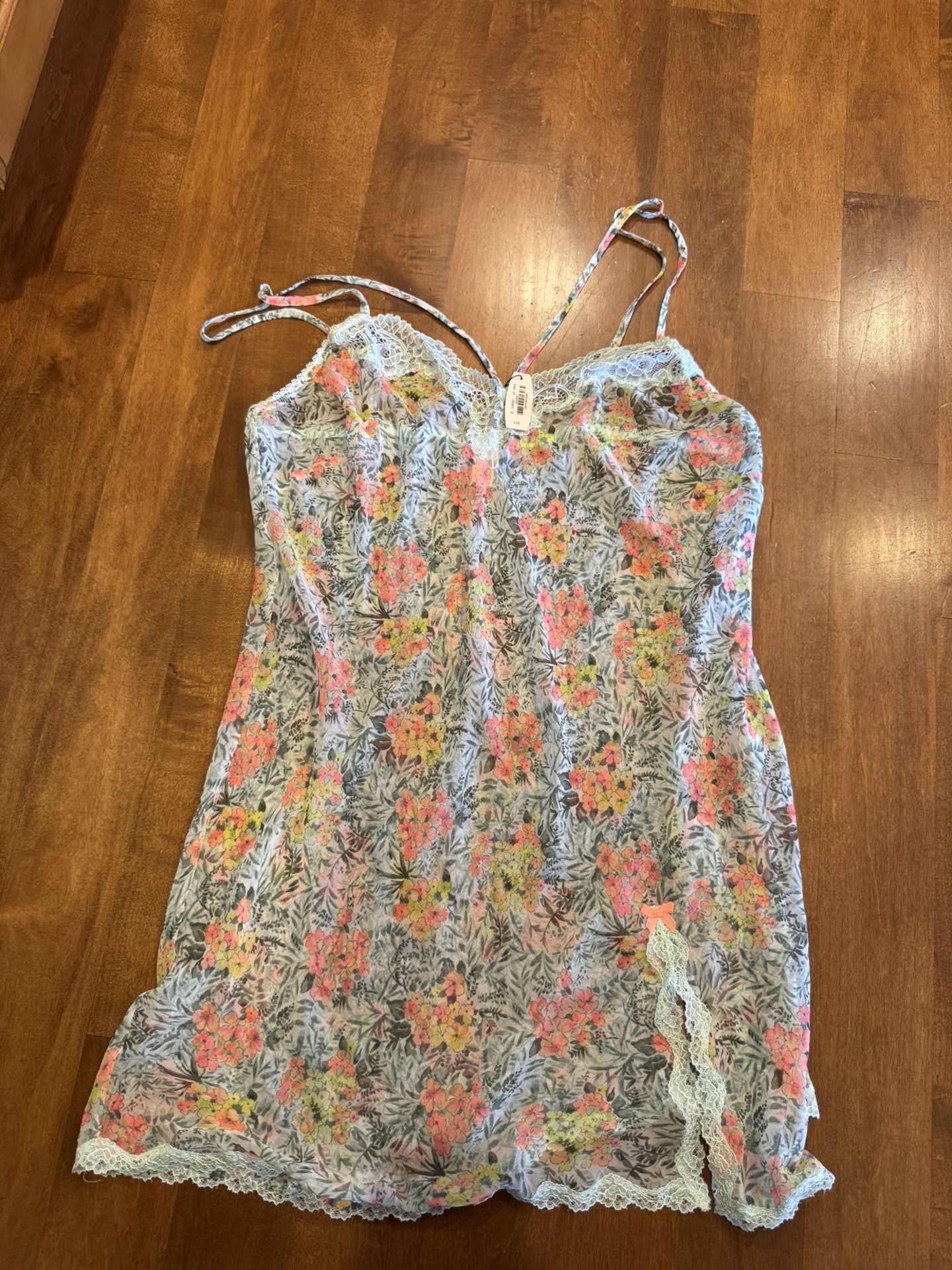 Woman’s new with tag is the Victoria’s Secret sexy sheer nightgown shipping available