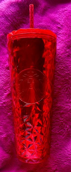 Starbucks Garnet straw cup