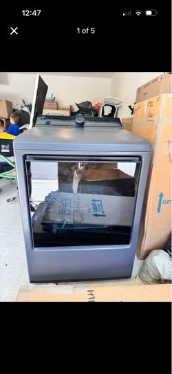 Matte Black LG Washer and Dryer set