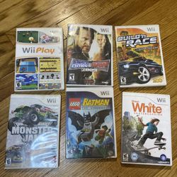 Nintendo Wii 6 game lot untested some have scratches all shown!