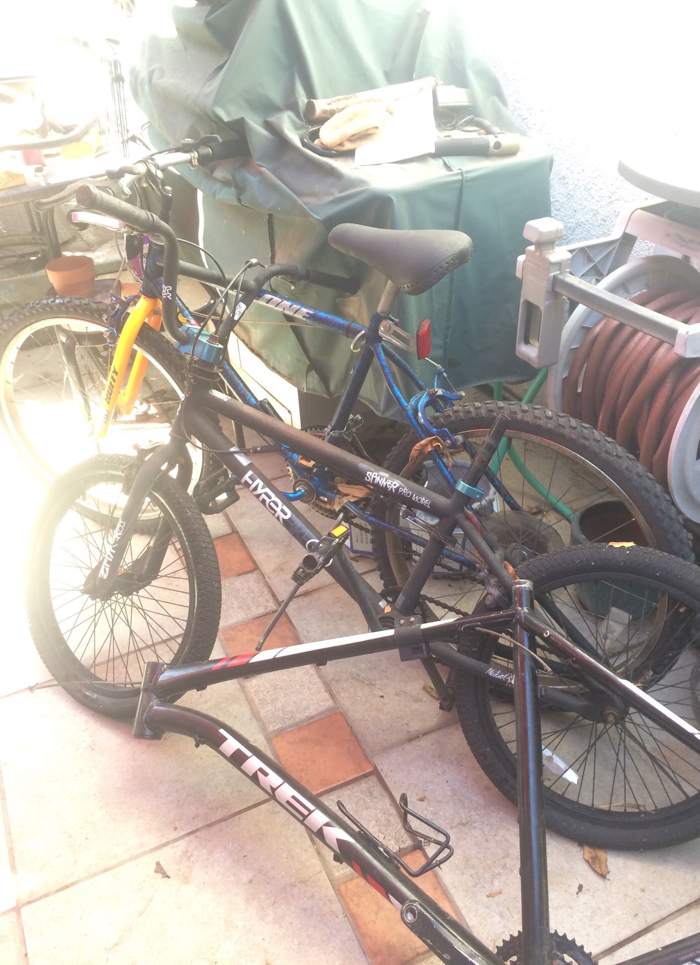 TWO Bikes And A Trek Frame for PARTS