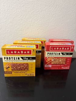 NEW UNOPENED Larabar Protein Bars Boxes - $4 each