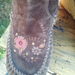 Vintage Suede Women's Boots