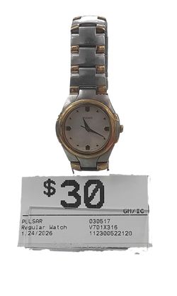 Pulsar 030517 Silver Regular Watch