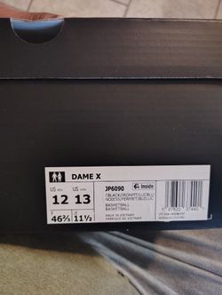 Damian Lillard Hoop Shoes Size 12